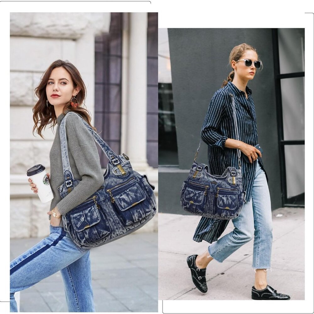 Purses and Handbags Women Tote Shoulder Top Handle Satchel Hobo Bags Fashion Was - Picture 6 of 7